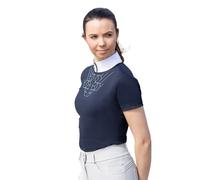 Coldstream Women's Ledmore Diamante Show Shirt in Navy | Size: Large Coldstream Navy L