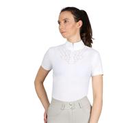 Coldstream Women's Ledmore Diamante Show Shirt in White | Size: Large Coldstream White L