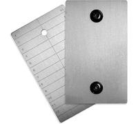 ColdTi - Titanium Bitcoin Seed Plates for Ultra-Secure Ethereum and Crypto Seed Phrase Storage - Premium Phrase Metal - Includes 2 Plates and Seals