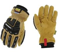 Mechanix Wear ColdWork Waterproof Leather M-Pact Driver F9-360 Tactical Gloves - Tan/Black