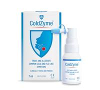 ColdZyme Mouth & Throat Spray | Reduces a Cold by up to 4.5 Days | Deactivates Viruses | Use at First Signs (Scratchy Throat, Runny Nose, Malaise, Headache, Coughing) | Menthol Flavour 7 ml