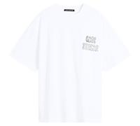 Cole Buxton Men's Black Letter Sportswear T-Shirt White