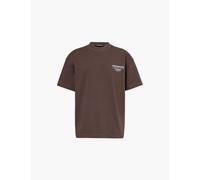 Cole Buxton Mens Brown X Selfridges Crewneck Cotton-jersey T-shirt Xl