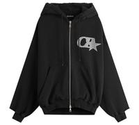 Cole Buxton Men's CB Star Distressed Pocket Zipped Hoodie Vintage Black