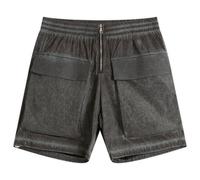 Cole Buxton Men's Cold Washed Cargo Short Washed Black