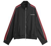 Cole Buxton Men's Contrast Tape Track Jacket Black/Red