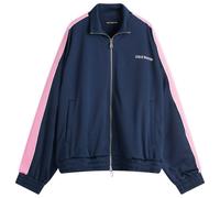 Cole Buxton Men's Contrast Tape Track Jacket Blue/Pink Small