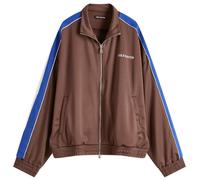 Cole Buxton Men's Contrast Tape Track Jacket Brown/Blue