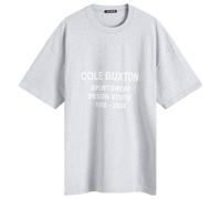 Cole Buxton Men's Design Studios T-Shirt Light Grey Marl