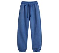 Cole Buxton Men's Distressed Sweat Pants Washed Cobalt Blue