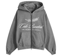 Cole Buxton Men's International Zip Hoodie Washed Black