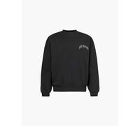 Cole Buxton Mens Vintage Black Old English Brand-print Relaxed-fit Cotton-jersey Sweatshirt S