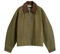 Cole Buxton Men's Wax Cotton Overshirt Dark Green