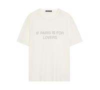 Cole Buxton Paris Texas Printed Cotton T-shirt - White - L