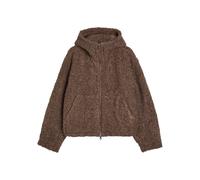 Cole Buxton Quilted Hooded Bouclé Jacket - Brown - L