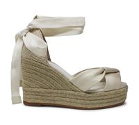 Cole Haan Cloudfeel Hampton Textile Women's Casual Sandals - Ivory Natural Canvas - Size:UK 4.5