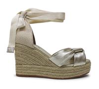 Cole Haan Cloudfeel Hampton Textile Women's Casual Sandals - Soft Gold Natural Canvas - Size:UK 7
