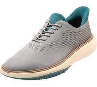 Cole Haan Grand Phaze Laser Cut Quick-on OxfordMen's, Nubuck Grey Last Mediterranean Dove, 42 EU Larga