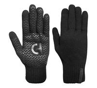 Cole Haan Knit Winter Gloves for Men, Touchscreen Thumb and Index Finger, Warm Functional Gloves with Non-Slip Grip, Caviar, Large/X-Large