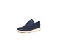 Cole Haan Men’s 2.Zerogrand Casual Lightweight Leather Laser Wingtip Oxford, Navy Blazer Nubuck/Ivory, 10-W UK