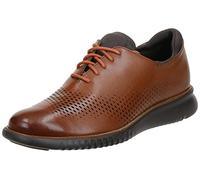 Cole Haan Men's 2.Zerogrand Laser Wingtip Oxford, British Tan/Java, 10.5 W - Wide