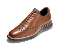 Cole Haan Men's 2.Zerogrand Laser Wingtip Oxford, British Tan/Java, 10 UK