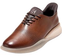 Cole Haan Mens 6.Zerogrand Laser Cut Quick-on, Woodbury/Dark Chocolate, 12