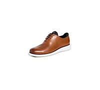 Cole Haan Men's 2.Zerogrand Laser Wingtip Oxford Lined, British Tan/Ivory, 10.5 UK