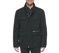 Cole Haan Men's Field Multi-Pocket Coat, Black, L