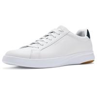 Cole Haan Grand Crosscourt Tennis Shoes for Men, Optic White Navy Blazer, 8 UK