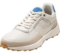 Cole Haan Men's Grand Crosscourt Downtown Sneakers, Ivory/Dark Blue/Ivory, 7.5 UK