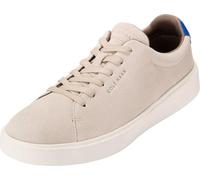 Cole Haan Men's Grand Crosscourt Traveler Sneaker, Oxford Tan Suede/True Blue/Ivory, 12 Wide