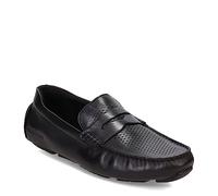 Cole Haan Men's Grand Laser Penny Driver Driving Style Loafer, Black, 12 UK