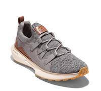 Cole Haan Men's Grand Motion Woven Stitch 2 Sneaker, Titanium Grey Pinstripe British Tan Ivory, 8 UK