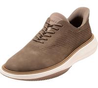 Cole Haan Men's Grand Phaze Laser Cut Quick-On Oxford, Truffle Nubuck/Irish Coffee/Ivory, 11-M UK