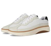 Cole Haan Men's Grandpro Featherarc Bike Toe Sneaker, Optic White/Ivory/Black, 8 UK