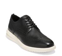 Cole Haan Men's Original Grand Shortwing Oxford, Black/Ivory, 10.5 Wide