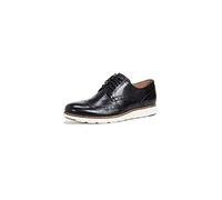 Cole Haan Men's Original Grand Shortwing Oxford, Black Leather White, 8 UK Wide