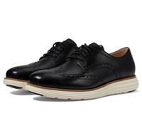 Cole Haan Men's OriginalGrand Remastered Wing Tip Oxford, Black/Ivory, 8.5-W UK