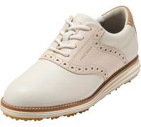 Cole Haan Men's Originalgrand Saddle Golf, Ivory/Sand Dollar Suede/Ivory Wp, 8.5 Wide