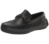 Cole Haan Men's Grand City Bit Driver Driving Style Loafer, Black Textured/Black, 9.5 UK