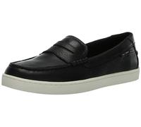 Cole Haan Men's Nantucket Penny Loafer, Black Pebbled Leather/Ivory, 11 UK