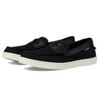 Cole Haan Men's Nantucket Penny Txt Loafer, Black Canvas/Black/Ivory, 12 UK