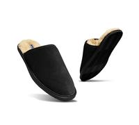 Cole Haan Men's Soft Lined Comfort Scuff Slipper, Caviar, 11 UK