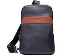 Cole Haan mens Triboro Leather Sling, Navy Blazernew British Tan, UNIT