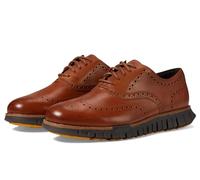 Cole Haan Men's Zerogrand Remastered Wingtip Oxford, British Tan/Java, 8.5 Wide