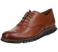 Cole Haan Men's Zerogrand Wingtip Oxfords, British Tan Leather Java, 10 UK