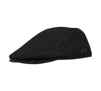 Cole Haan Newsboy Cap for Men, Wool Blend Ivy Flat Cap with Brushed Lining and Moisture-Wicking Sweatband, Caviar, S-M