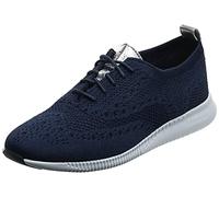 Cole Haan Women's 2.zerogrand Stitchlite Oxford Flat, Marine Blue Knit Ch Argento Eme, 7.5 UK