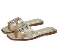 Cole Haan Women's Chrisee Sandals Flat, Soft Gold Leather, 4.5 UK